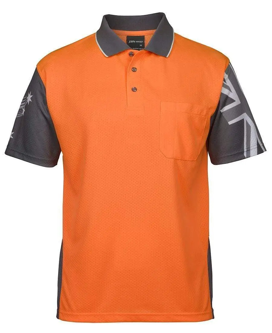 Jb's Southern Cross Hi-Vis polo 6HSC Metro Workwear.